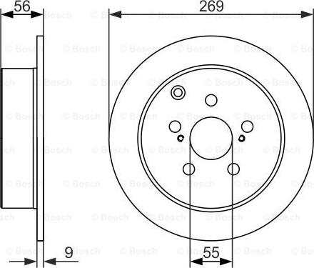 BOSCH 0 986 479 658 - Brake Disc onlydrive.pro