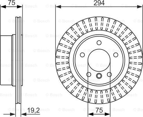 BOSCH 0 986 479 670 - Bremžu diski onlydrive.pro