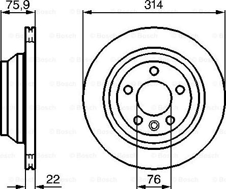 BOSCH 0 986 479 B72 - Brake Disc onlydrive.pro