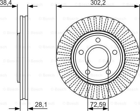 BOSCH 0 986 479 046 - Brake Disc onlydrive.pro