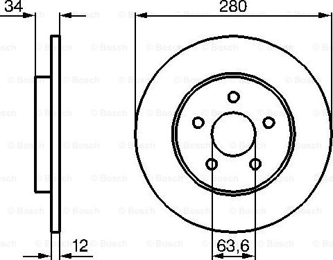 BOSCH 0 986 479 B65 - Brake Disc onlydrive.pro