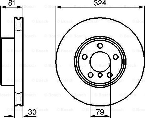 BOSCH 0 986 479 002 - Brake Disc onlydrive.pro