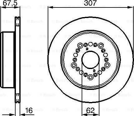 BOSCH 0 986 479 023 - Brake Disc onlydrive.pro