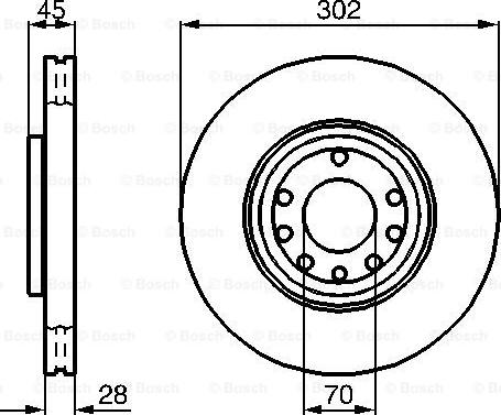 BOSCH 0 986 479 076 - Brake Disc onlydrive.pro