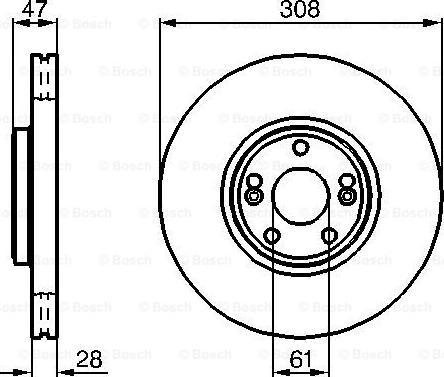 BOSCH 0 986 479 199 - Brake Disc onlydrive.pro