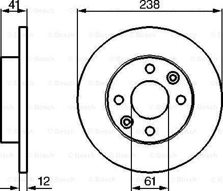 BOSCH 0 986 479 165 - Brake Disc onlydrive.pro