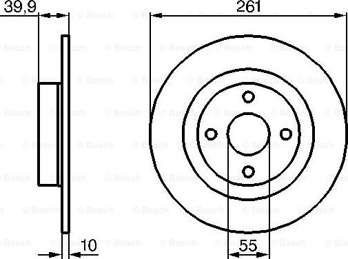 BOSCH 0 986 479 128 - Brake Disc onlydrive.pro