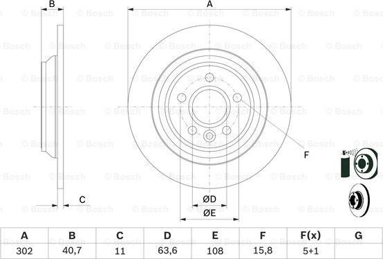 BOSCH 0 986 479 397 - Bremžu diski onlydrive.pro