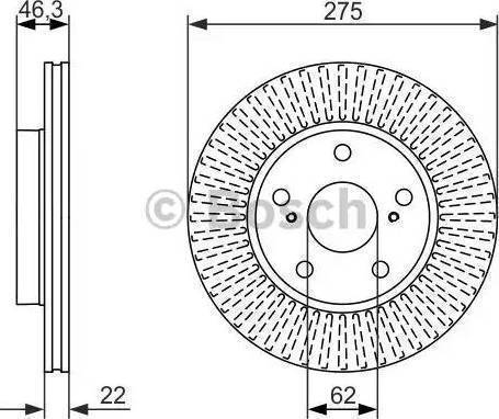 Blue Print ADT343261 - Brake Disc onlydrive.pro