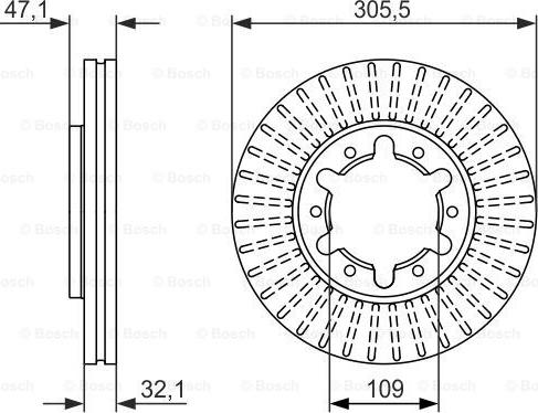 BOSCH 0 986 479 359 - Brake Disc onlydrive.pro