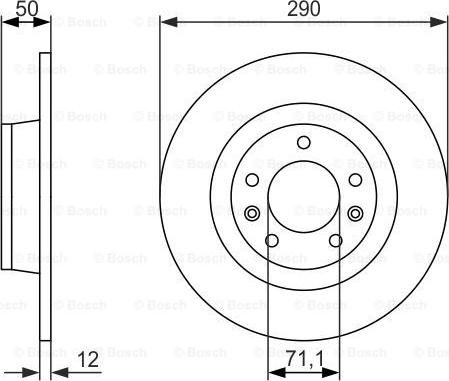 BOSCH 0 986 479 311 - Brake Disc onlydrive.pro