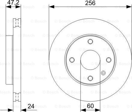 BOSCH 0 986 479 C01 - Brake Disc onlydrive.pro