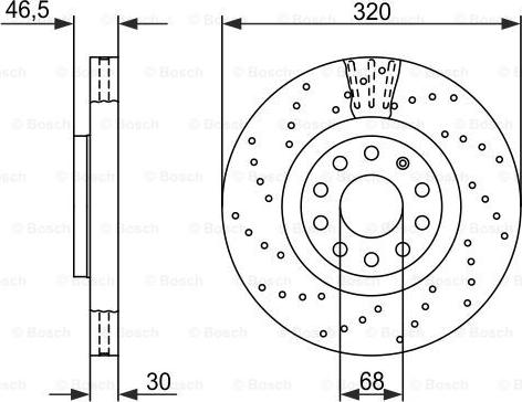 BOSCH 0 986 479 258 - Brake Disc onlydrive.pro