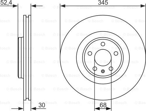 BOSCH 0 986 479 747 - Brake Disc onlydrive.pro