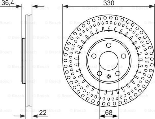 BOSCH 0 986 479 750 - Bremžu diski onlydrive.pro