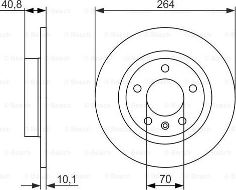 BOSCH 0 986 479 715 - Stabdžių diskas onlydrive.pro