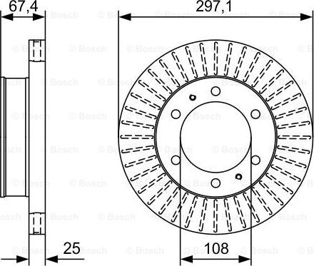 BOSCH 0 986 479 A96 - Brake Disc onlydrive.pro