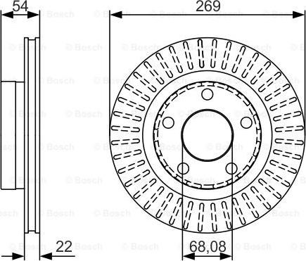 BOSCH 0 986 479 A42 - Brake Disc onlydrive.pro