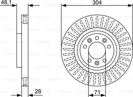 BOSCH 0 986 479 A89 - Brake Disc onlydrive.pro