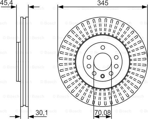 BOSCH 0 986 479 A24 - Тормозной диск onlydrive.pro