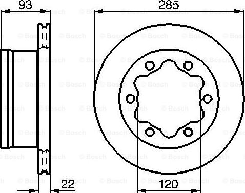 BOSCH 0 986 479 B38 - Brake Disc onlydrive.pro