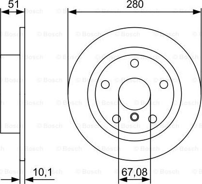 BOSCH 0 986 479 C92 - Bremžu diski onlydrive.pro