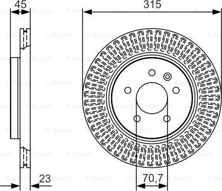 BOSCH 0 986 479 C46 - Brake Disc onlydrive.pro