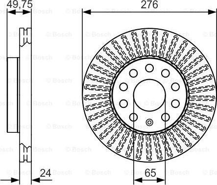 BOSCH 0 986 479 C47 - Brake Disc onlydrive.pro