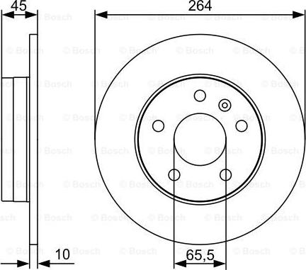 BOSCH 0 986 479 C66 - Brake Disc onlydrive.pro