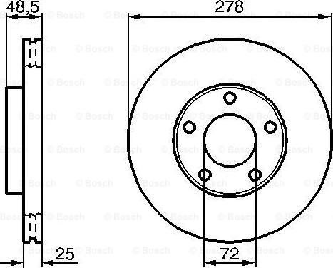 BOSCH 0 986 479 C68 - Bremžu diski onlydrive.pro