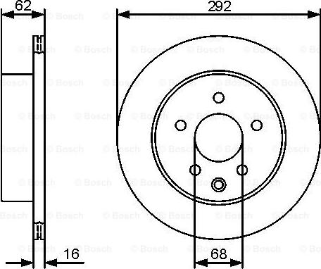 BOSCH 0 986 479 C12 - Brake Disc onlydrive.pro