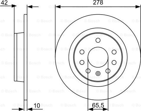 BOSCH 0 986 479 C80 - Brake Disc onlydrive.pro