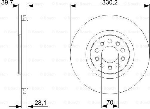 BOSCH 0 986 479 C82 - Brake Disc onlydrive.pro