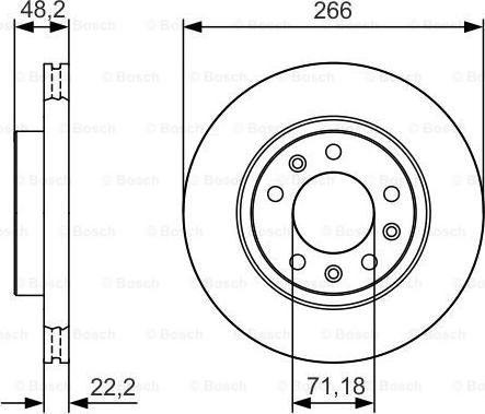 BOSCH 0 986 479 C34 - Brake Disc onlydrive.pro