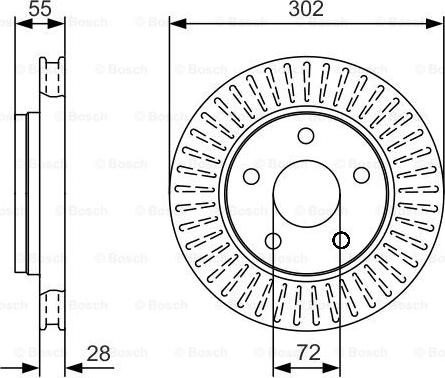 BOSCH 0 986 479 C38 - Brake Disc onlydrive.pro