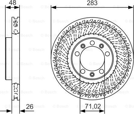 BOSCH 0 986 479 C33 - Brake Disc onlydrive.pro