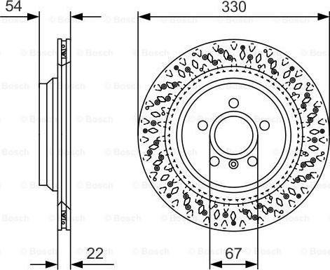 BOSCH 0 986 479 D11 - Brake Disc onlydrive.pro