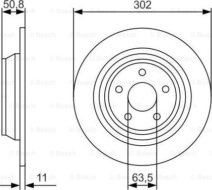 BOSCH 0 986 479 D37 - Brake Disc onlydrive.pro