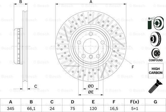 BOSCH 0 986 479 E05 - Piduriketas onlydrive.pro