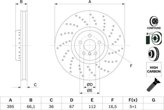 BOSCH 0 986 479 F55 - Jarrulevy onlydrive.pro