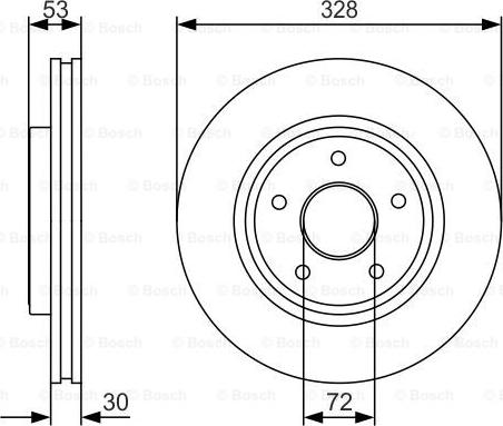 BOSCH 0 986 479 R48 - Brake Disc onlydrive.pro