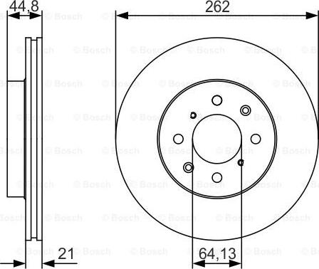 BOSCH 0 986 479 R80 - Bremžu diski onlydrive.pro