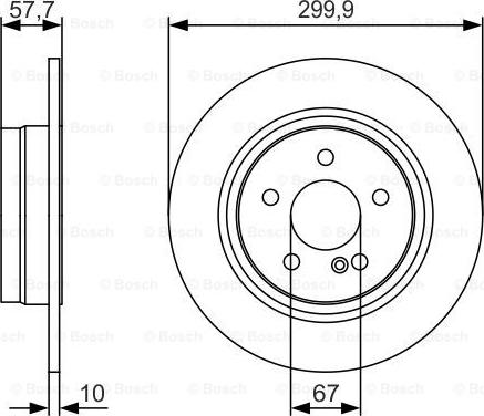 BOSCH 0 986 479 S92 - Bremžu diski onlydrive.pro