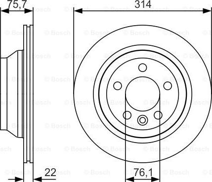 BOSCH 0 986 479 S54 - Brake Disc onlydrive.pro