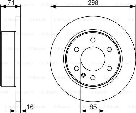 BOSCH 0 986 479 S05 - Brake Disc onlydrive.pro