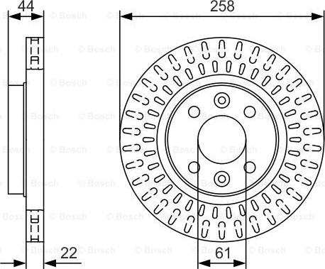 BOSCH 0 986 479 U50 - Brake Disc onlydrive.pro