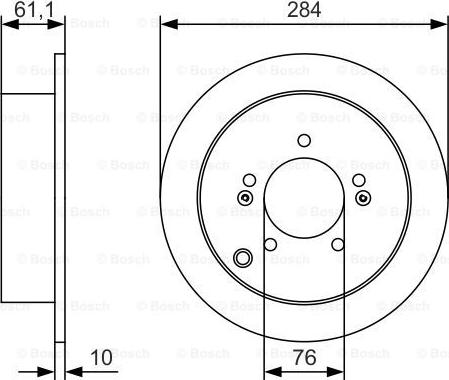 BOSCH 0 986 479 U37 - Brake Disc onlydrive.pro