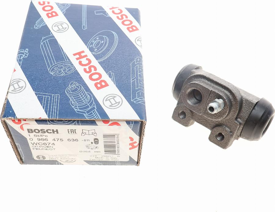 BOSCH 0 986 475 636 - Колесный тормозной цилиндр onlydrive.pro