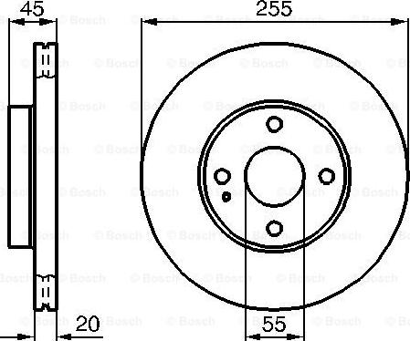 BOSCH 0 986 478 996 - Brake Disc onlydrive.pro