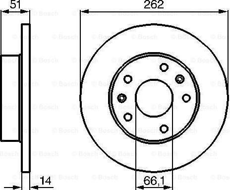 BOSCH 0 986 478 991 - Brake Disc onlydrive.pro